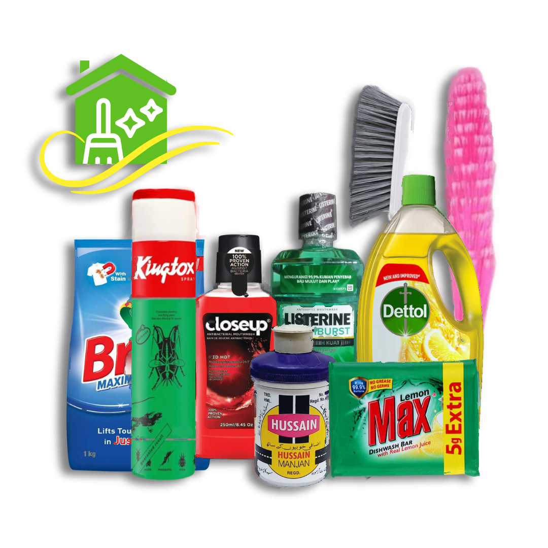 Shop Variety of Household cleaning products In Sialkot only at Sabri Store